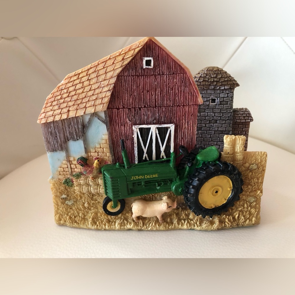 John Deere Tractor Barn Napkin Holder